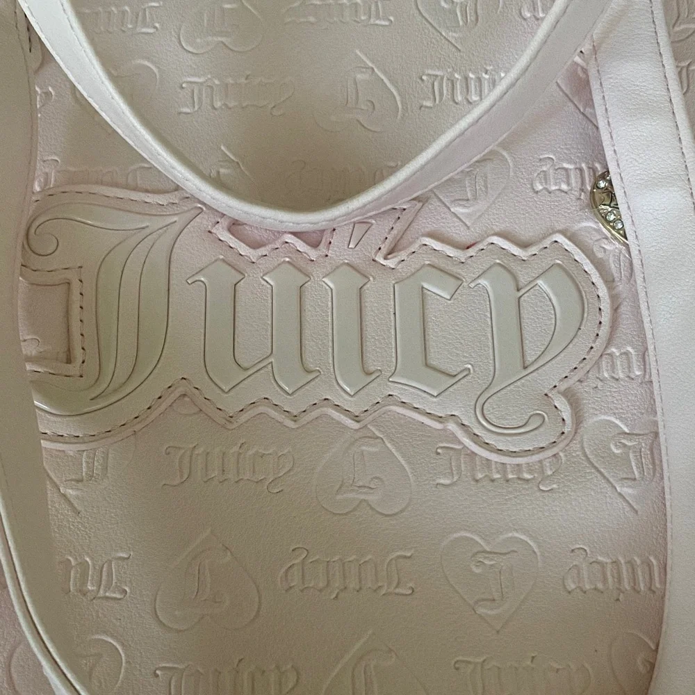 Juicy Couture Light Pink Embossed Tote NWT